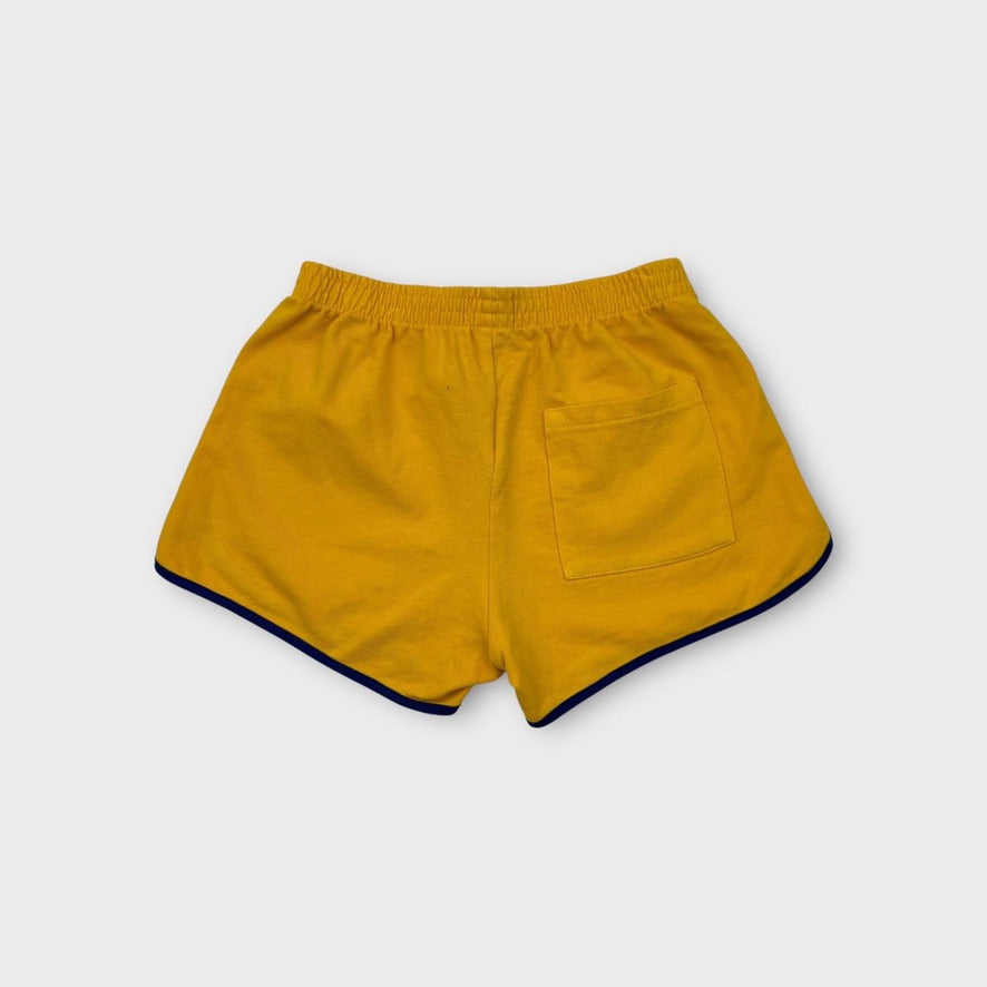 Bobo Choses Yellow Track Shorts, Size 10-11