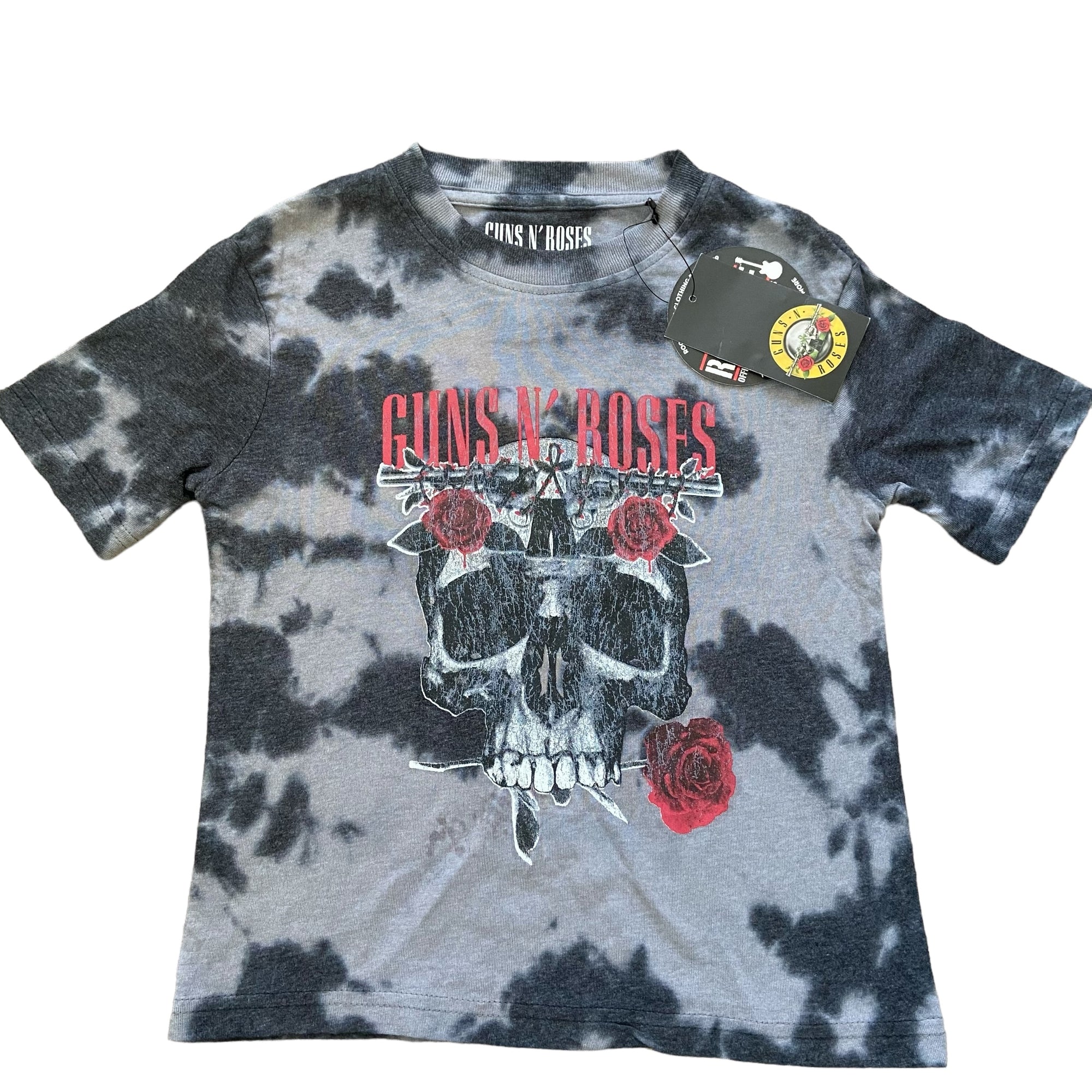 Guns and Roses T-Shirt, Sise 5-6