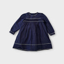 Cou Cou Navy Pleat Dress, Size 3