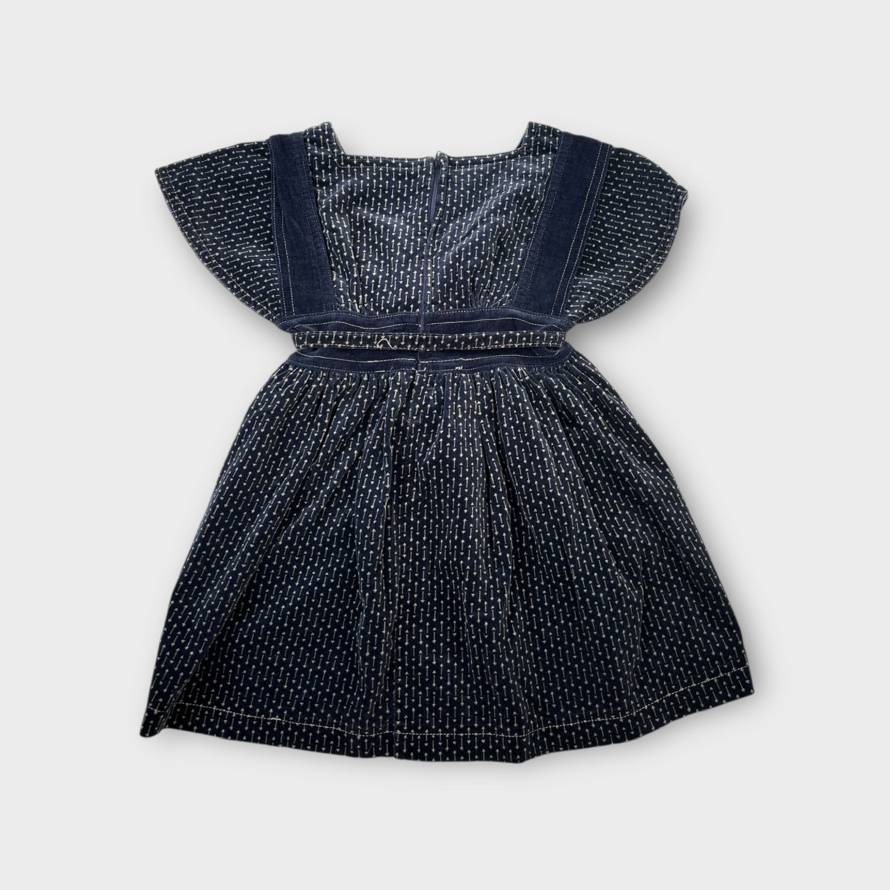 Vintage Velvet Arrow Dress, Size 2