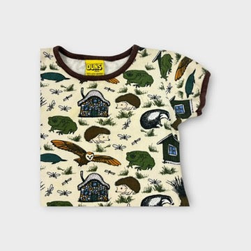 Duns Sweden Woodland Animals Dress, Size 3