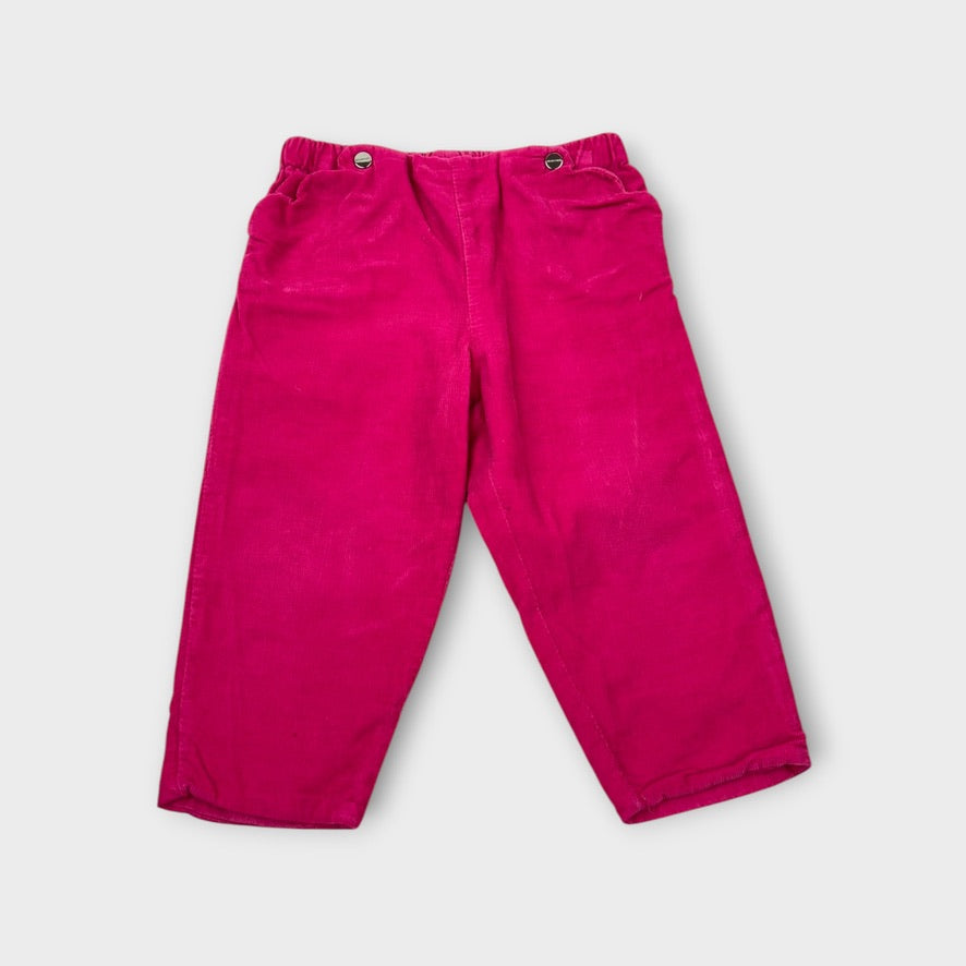 Jacadi Pink Corduroy Pants, Size 1