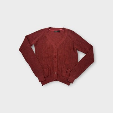 Rock Your Kid Maroon Cardigan, Size 12