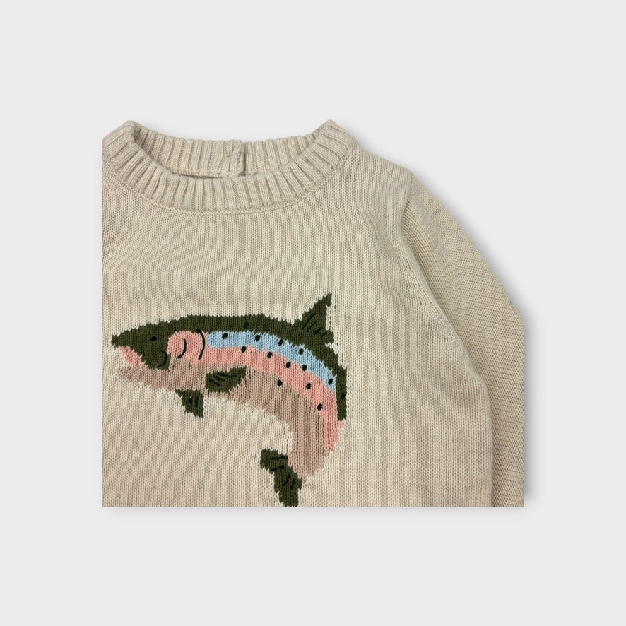 Homegrown Kids Trout Jumper, Size 5-6