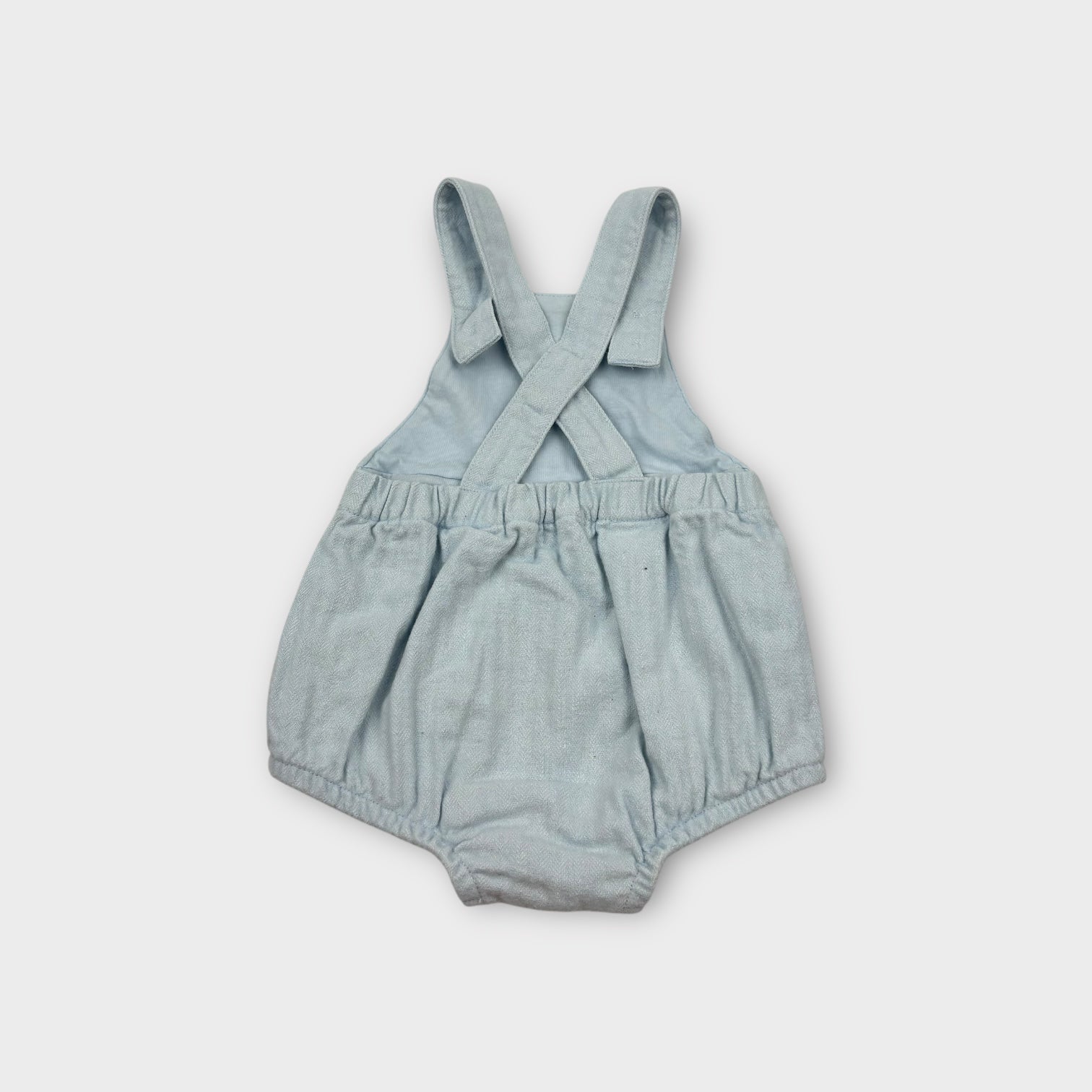 Mintini Baby Blue Romper, Size 0