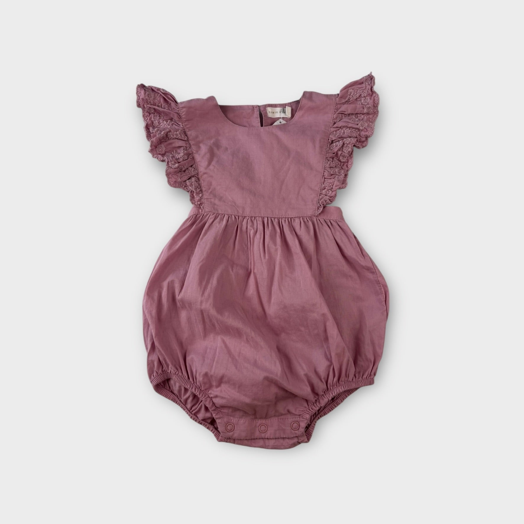 Jamie Kay Lace Sleeve Romper, Size 2