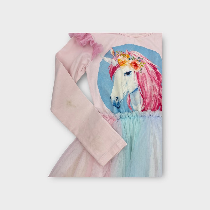 Rock Your Kid Unicorn Tutu Dress, Size 8