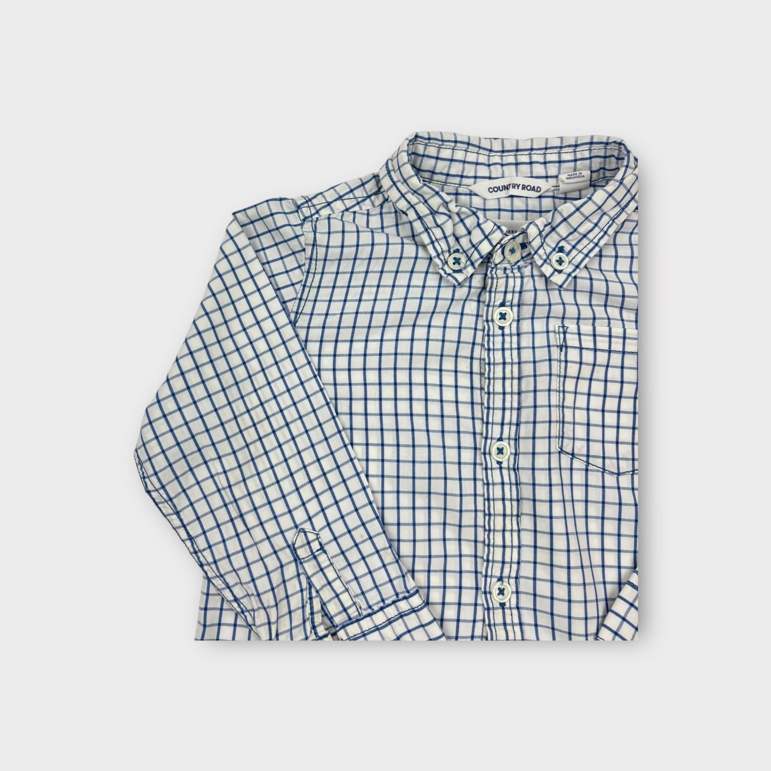 Country Road Gingham Shirt, Size 1