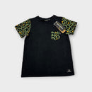 Rock Your Kid Leopard Sleeve Tee, Size 8