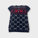 Gucci Navy Sweater Dress, Size 0