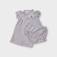 Ralph Lauren Purple Stripe Set, Size 000
