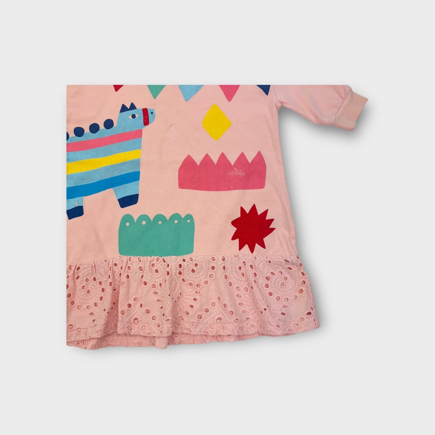 Halycon Nights Colourful Print Dress, Size 1