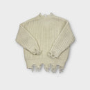 Knitted White Jumper, Size 1