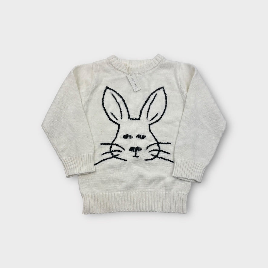 Miann & Co Bunny Knitted Jumper, Size 4