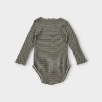 Caramel Stripe Bodysuit, Size 0