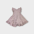 Hux Purple Floral Dress, Size 2