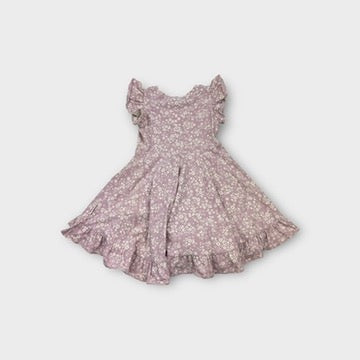 Hux Purple Floral Dress, Size 2