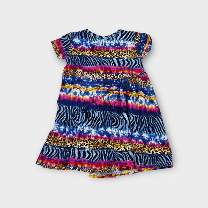 Rock Your Kid Animal Tie Dye Dress, Size 2