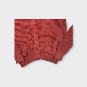 Rock Your Kid Maroon Cardigan, Size 12
