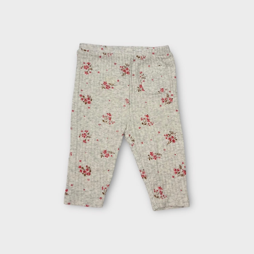 Purebaby Floral Leggings, Size 000