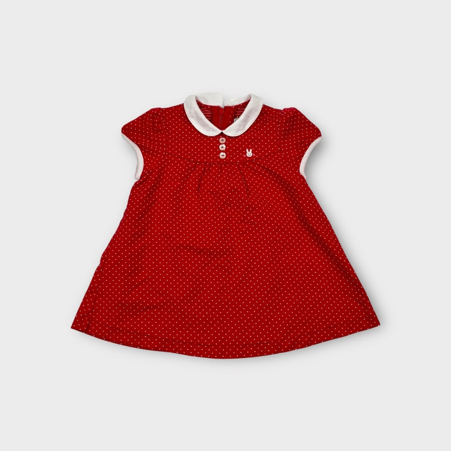 Miki House Red Bunny Dress, Size 1
