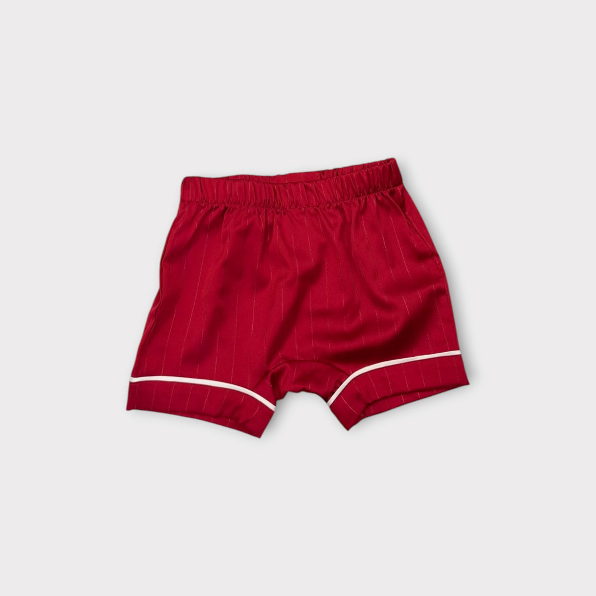 Peter Alexander Red Pinstripe Sleep Set, Size 00