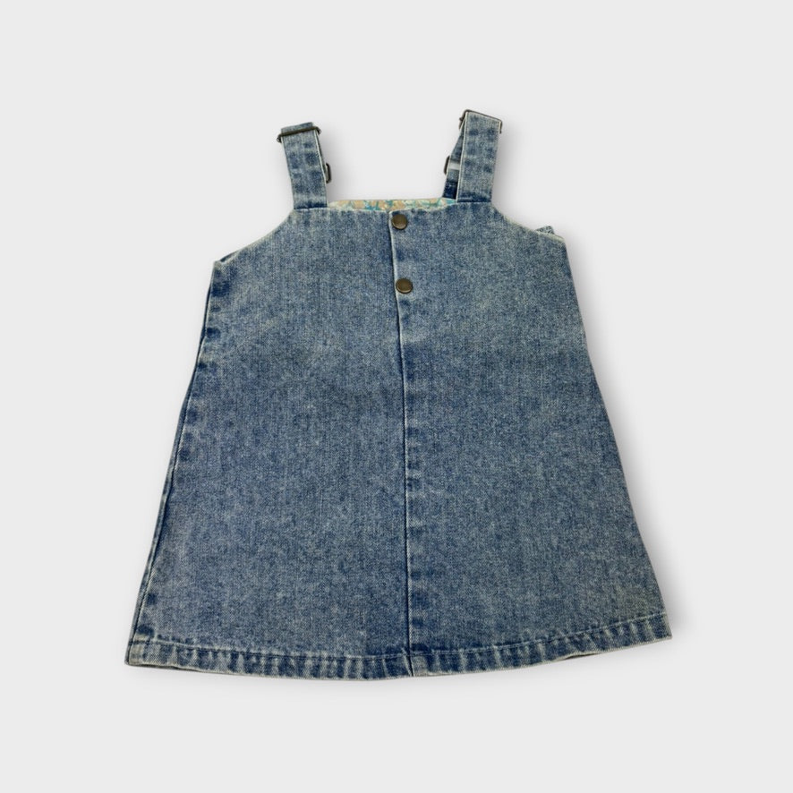 Goldie + Ace Denim Pinafore Dress, Size 1
