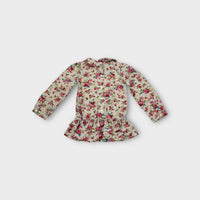 Willow & Jag Floral Blouse, Size 2