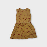 Bobo Choses Ribbed Dress, Size 10