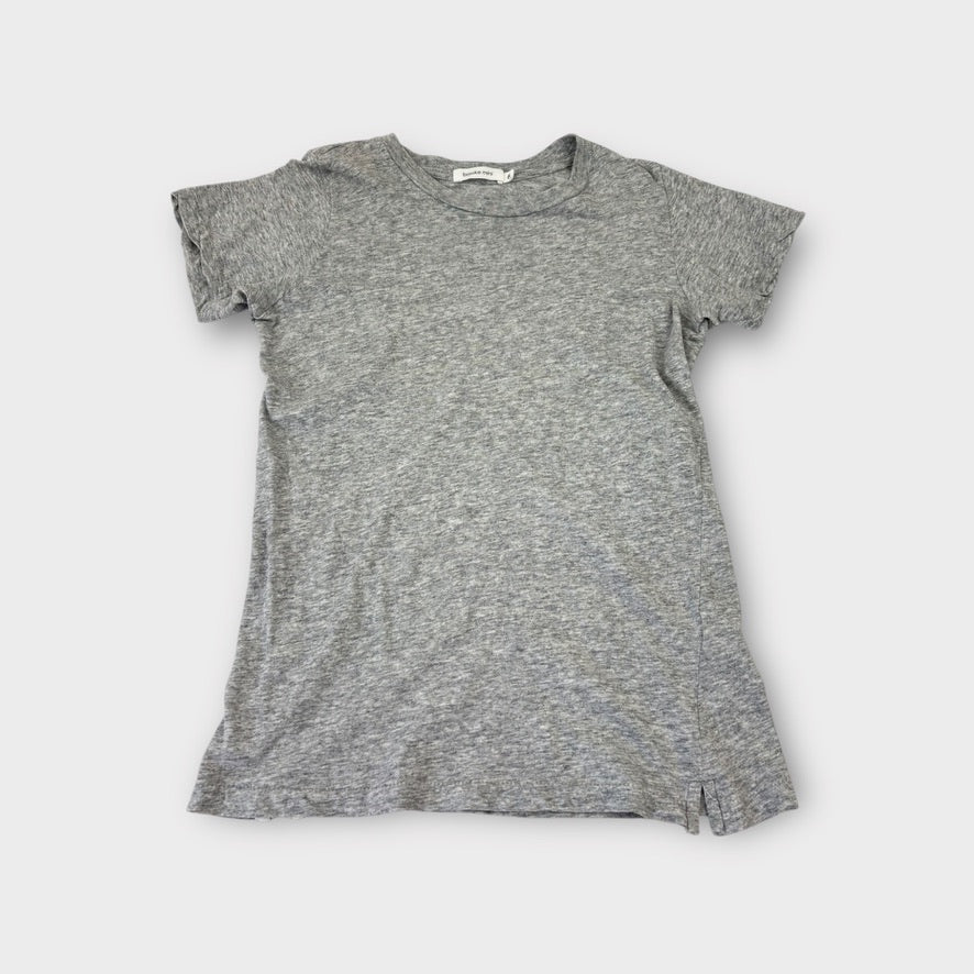 Bassike Mini Grey Tee, Size 6