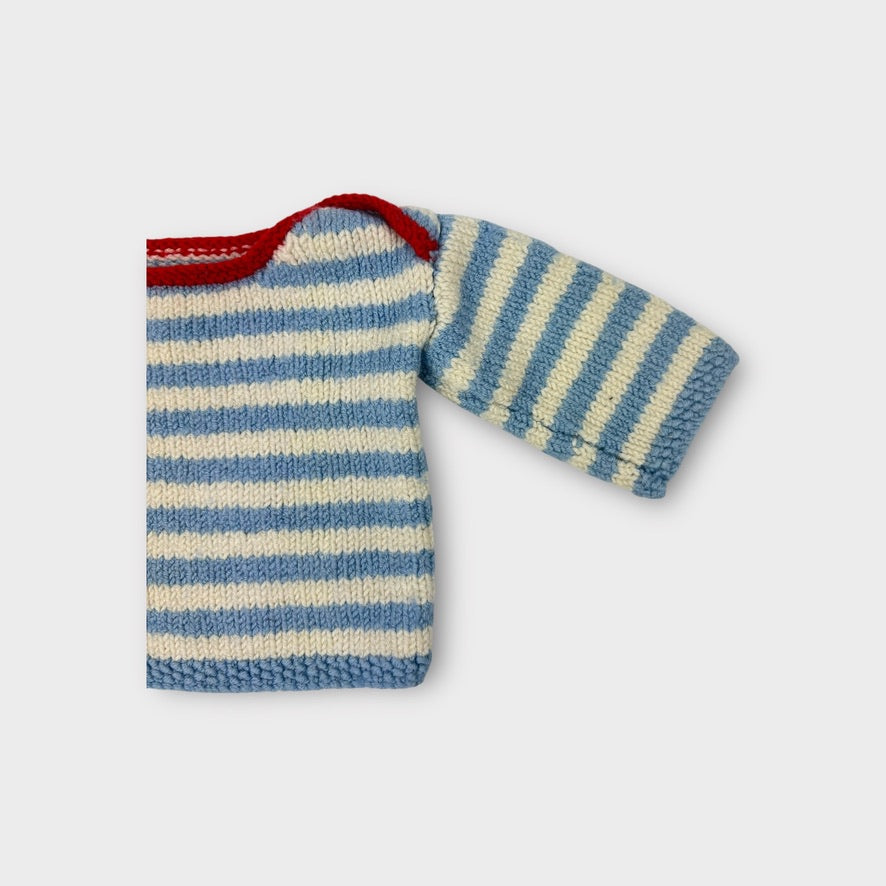 Handmade Stripe Knit Jumper, Size NB