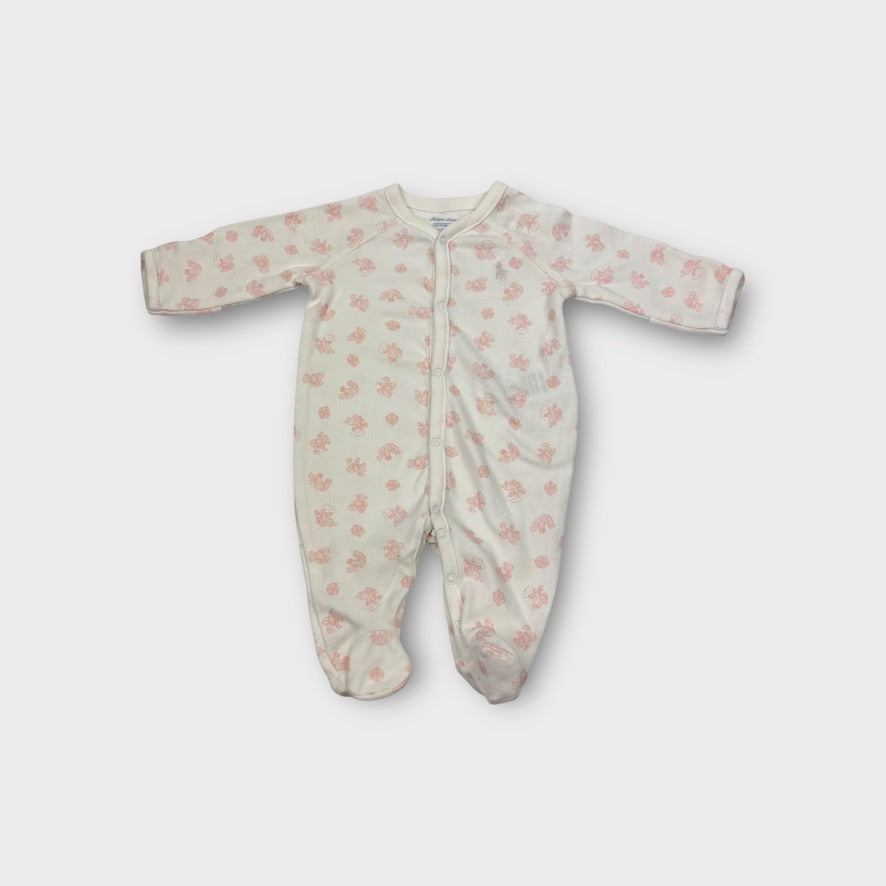 Ralph Lauren Teddy Onesie, Size NB