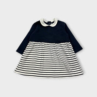 Petit Bateau Nautical Stripe Dress, Size 0