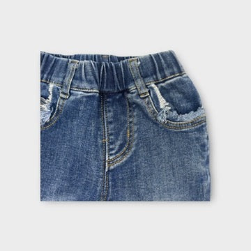 Floral Embroidered Jeans, Size 3