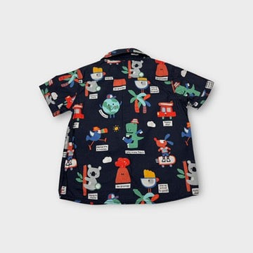 Jack & Milly Printed Shirt, Size 3