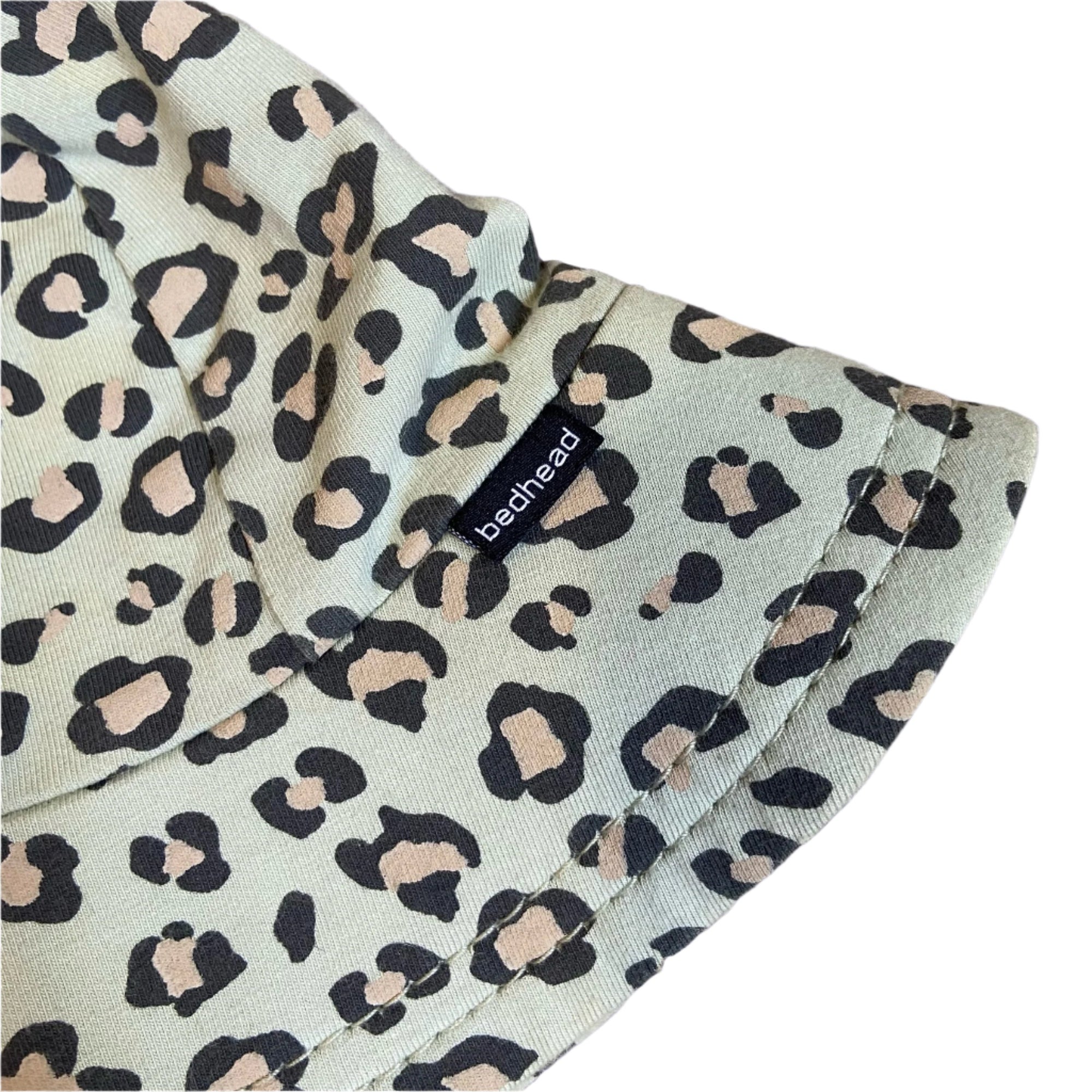 Leopard Print Bedhead Hat, Size XS