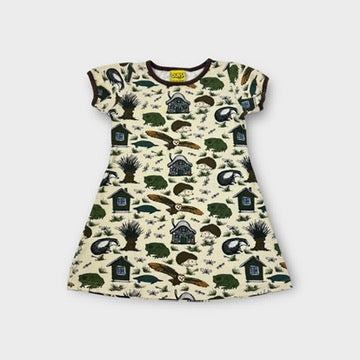 Duns Sweden Woodland Animals Dress, Size 3