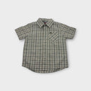 Quicksilver Green Plaid Shirt, Size 3