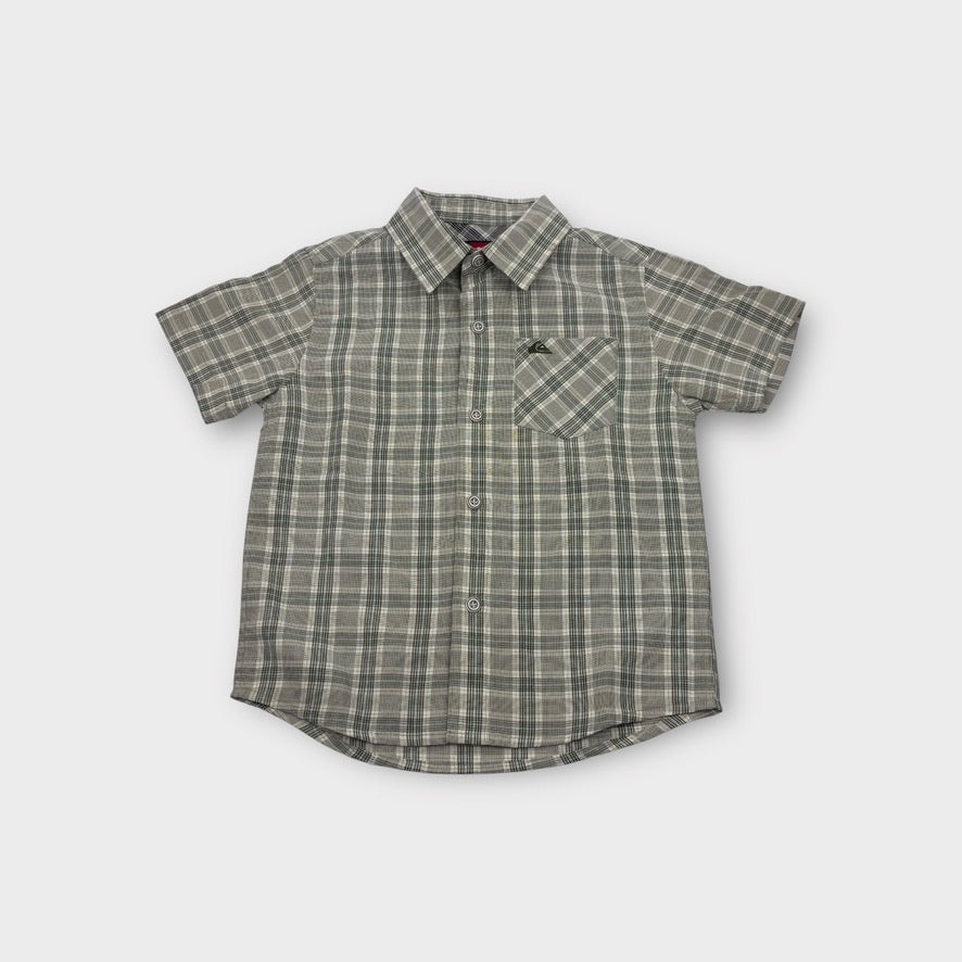 Quicksilver Green Plaid Shirt, Size 3