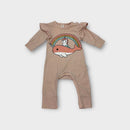Hux Baby Rainbow Unicorn Onesie, Size 000