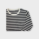Black and White Stripe Long Sleeve Top, Size 12