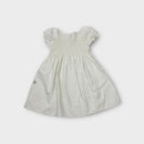 Gaia Shirred Dress, Size 4