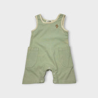 Piperbug Green Swallow Romper, Size 1