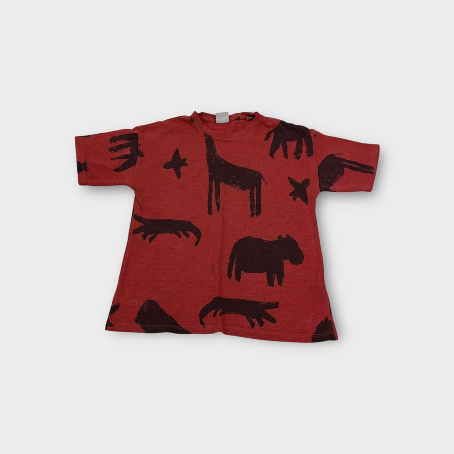 Zara Animal Top and Short Set, Size 4-5