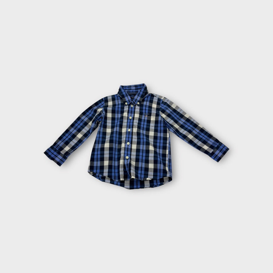 Gant Plaid Long Sleeve Shirt, Size 2