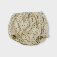 Jamie Kay White Floral Bloomers, Size 3