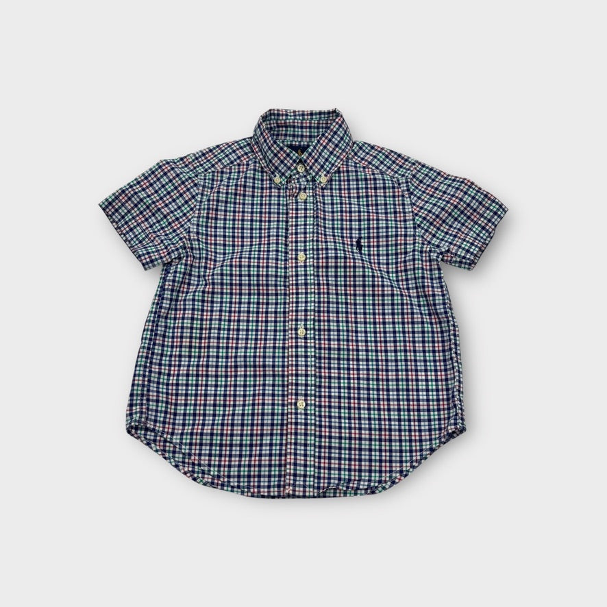 Ralph Lauren Short Sleeve Check Shirt, Size 3