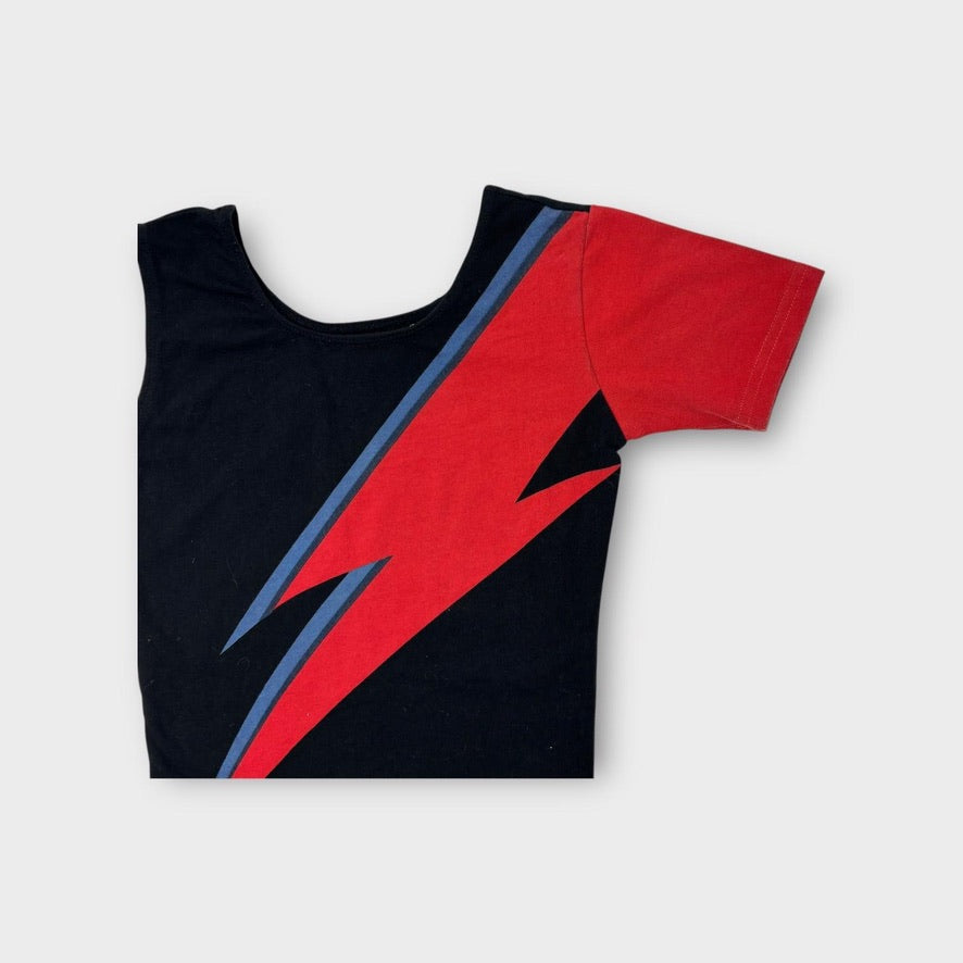 Rock Your Kid Bowie Lighting Bolt Leotard, 6-8