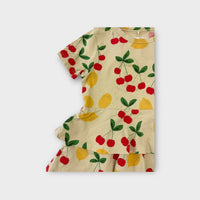 Mini Rodini Lemon Cherry Dress, Size 4