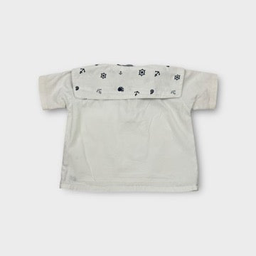 Gabriela Figliolia Sailor Collar Top, Size 2